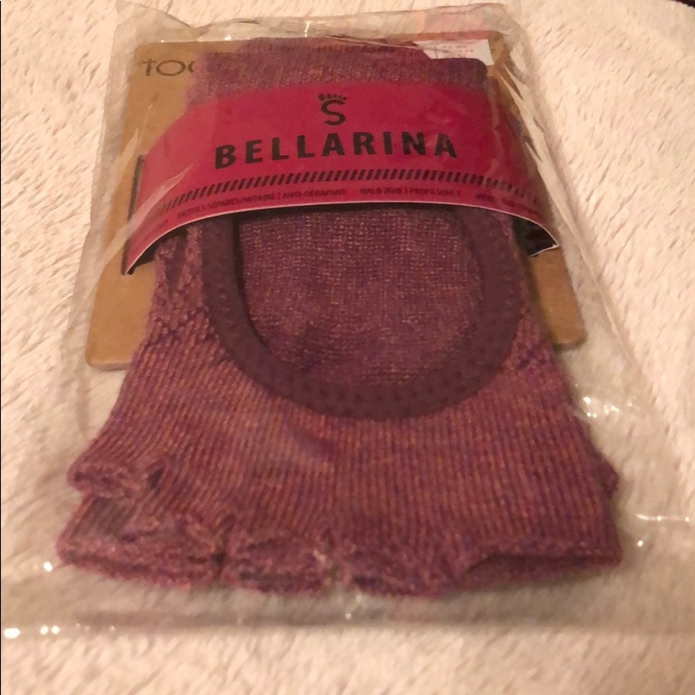 Toesox Bellarina socks, half toe with grip